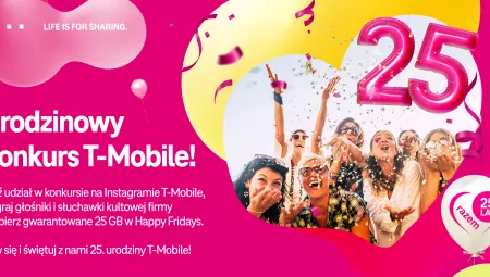 T-Mobile ma już 25 lat! Weź udział w wyjątkowym konkursie