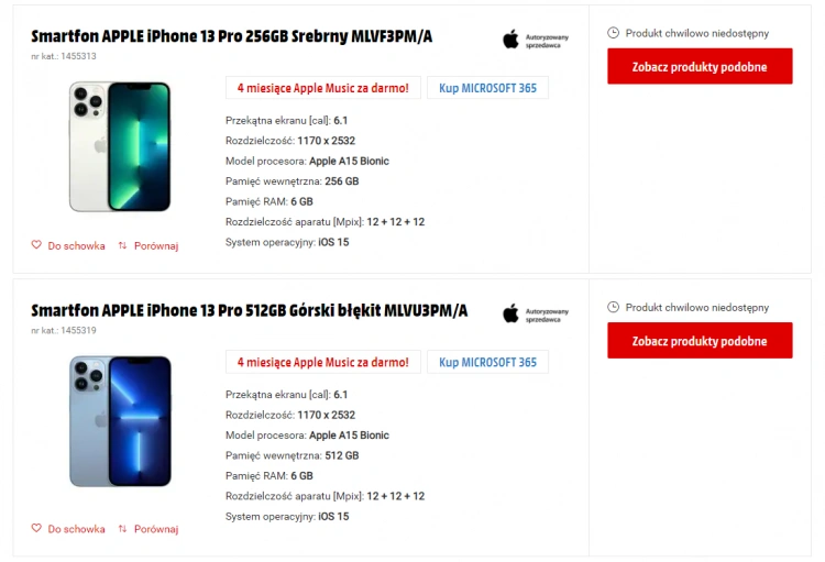 Chcesz kupić nowego iPhone 13? Sprawdź oferty popularnych sklepów [28.01.2022]