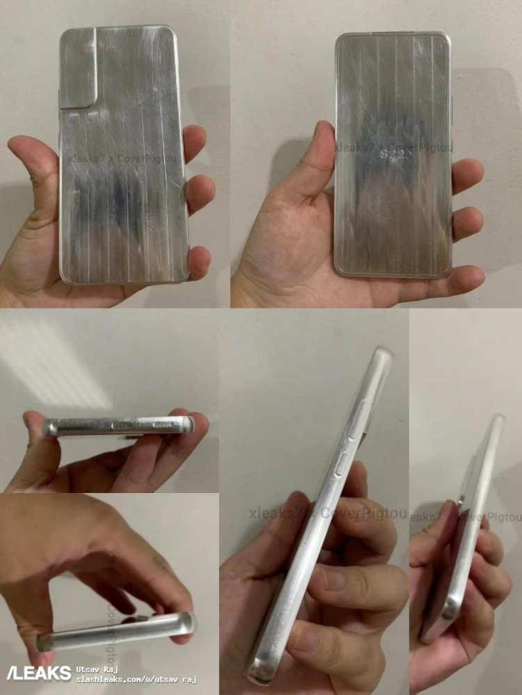 Aluminiowy odlew Samsunga Galaxy S22
Źródło: slashleaks.com