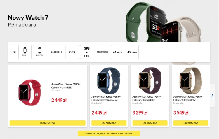 Gdzie kupić Apple Watch Series 7? Sprawdzamy oferty popularnych sklepów [10.08.2022]
