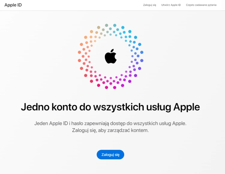 Nowy interfejs Apple ID