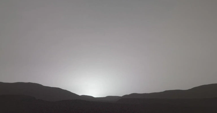 Tak wygląda zachód słońca na Marsie