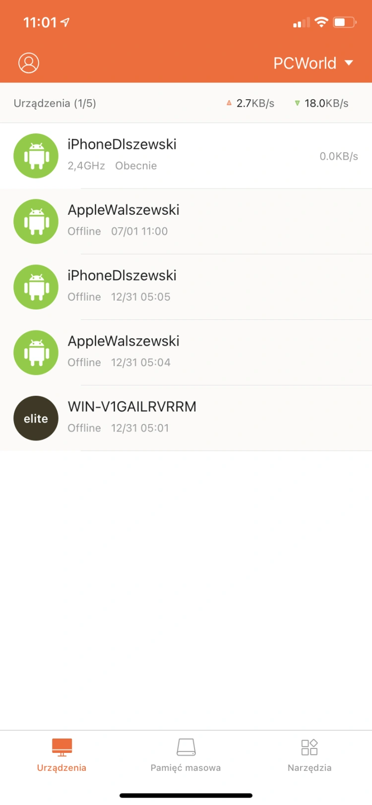 Aplikacja mobilna do zarządzania routerem
fot. Daniel Olszewski / PCWorld