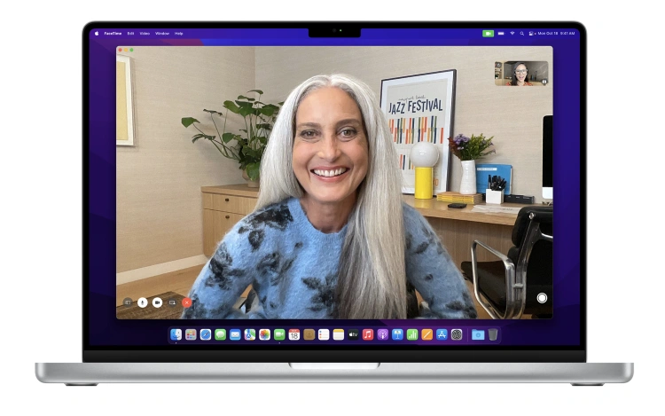 Ekran z ProMotion w MacBooku Pro 2021
Źródło: apple.com