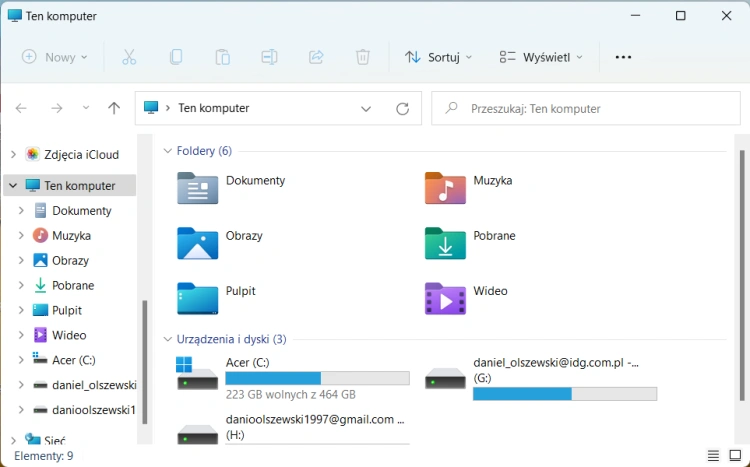 Eksplorator plików w Windows 11