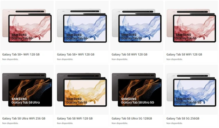 Wiemy już wszystko o tabletach Samsung Galaxy Tab S8! Wygadał się Amazon!