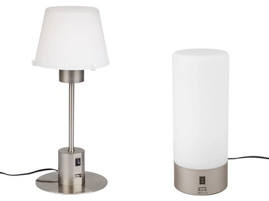 Livarno Home Lampa stołowa LED z portem USB