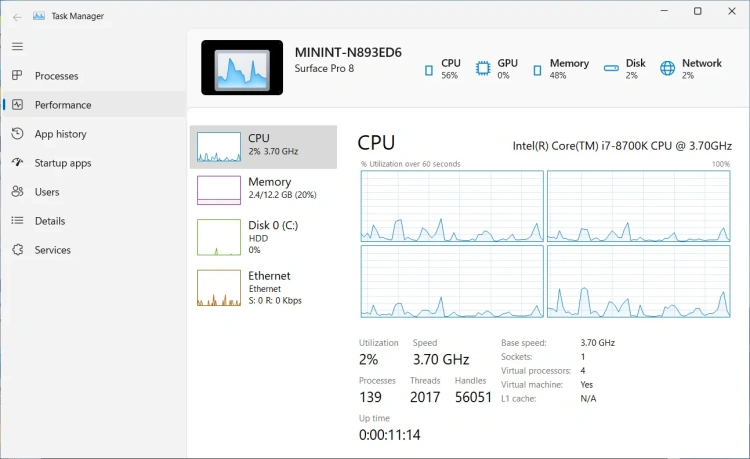 Windows 11 - tak wygląda nowy Menedżer Zadań