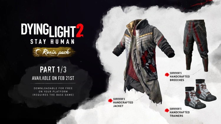 Kurtka, spodnie i buty z DLC do Dying Light 2