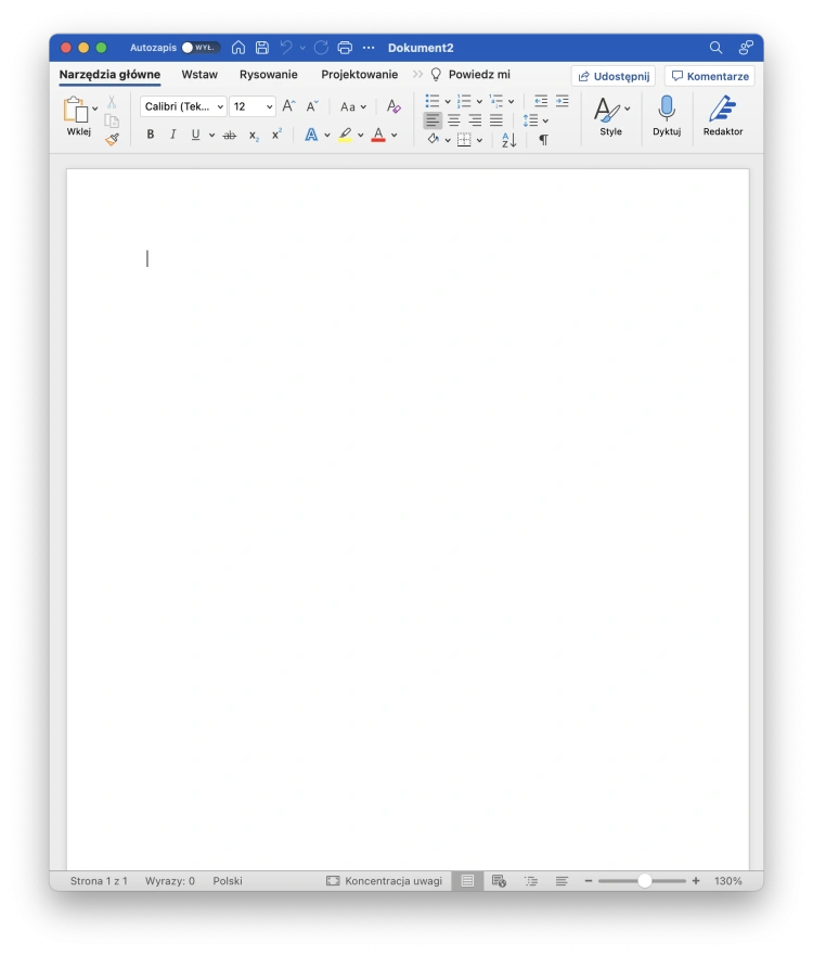 Microsoft Word na Macu