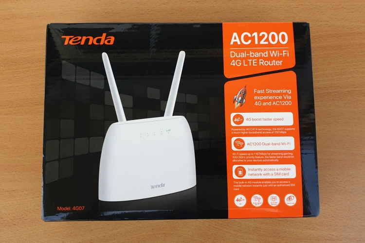 Test taniego routera LTE obsługującego Wi-Fi 5 GHz - Tenda 4G07