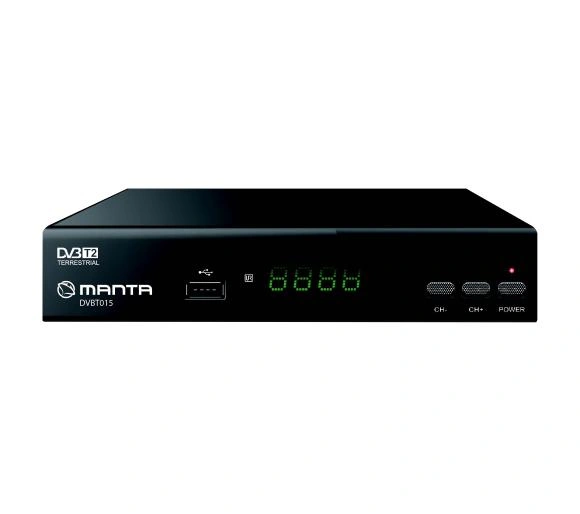 Dekoder Manta DVBT015 tuner DVB-T/T2 H265/HEVC