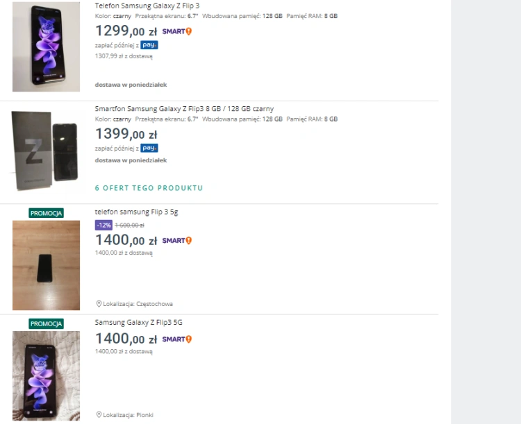 Galaxy Z Flip 3 taniej o 1500 zł , a do tego etui za darmo! Sprawdzamy nową promocję Samsunga
