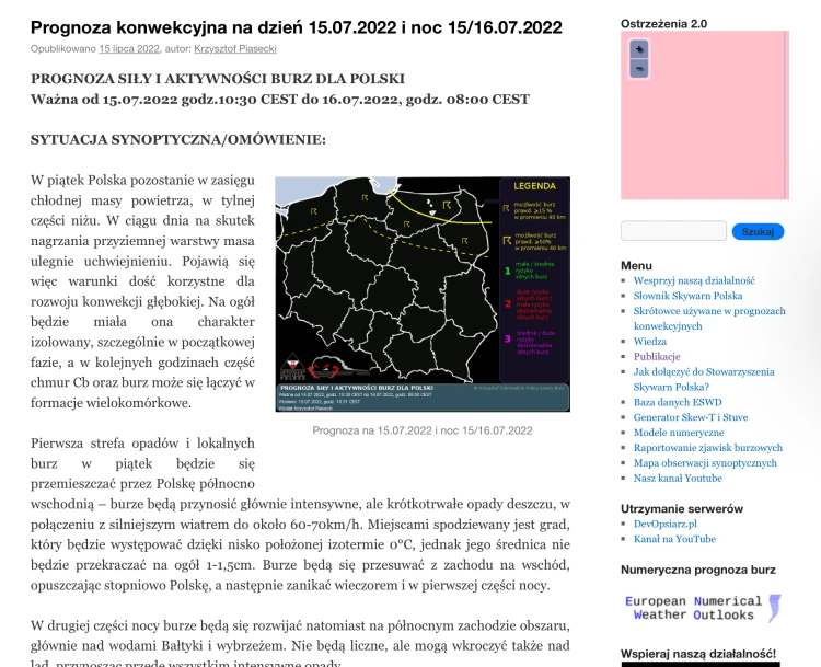 Mapy burzowe – jak i gdzie śledzić burze w Polsce? Sprawdź, czy będzie burza