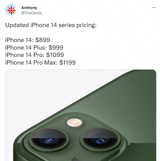 Znamy cenę wszystkich wersji iPhone'a 14! Jest drożej niż się spodziewałem [13.09.2022]