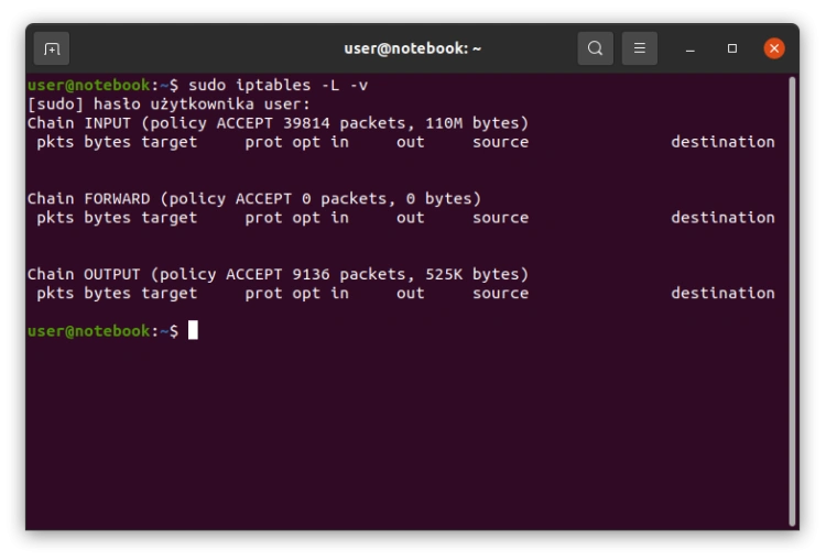 Iptables – zapora sieciowa systemu Linux [MINI PORADNIK]