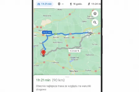 Mapy Google otrzymują proekologiczną funkcję