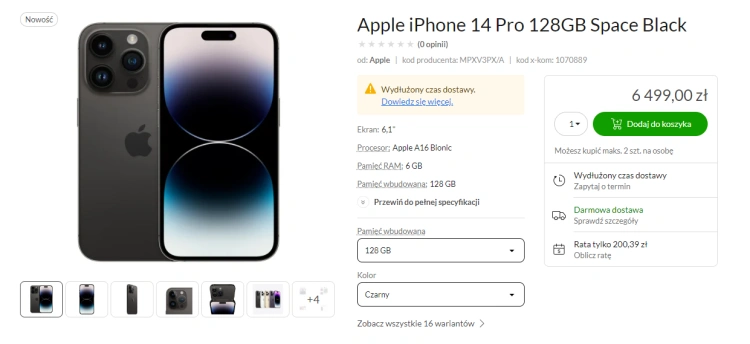 Gdzie kupić iPhone'a 14 Pro? Sprawdzamy oferty polskich sklepów