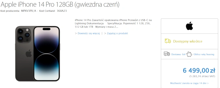 Gdzie kupić iPhone'a 14 Pro? Sprawdzamy oferty polskich sklepów