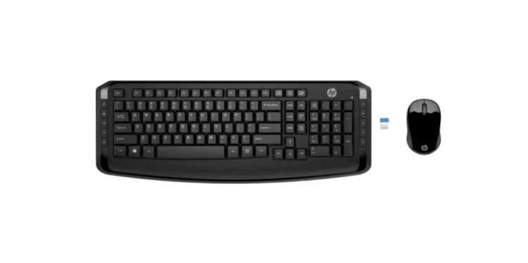 HP Zestaw klawiatura z myszą bezprzewodową 300