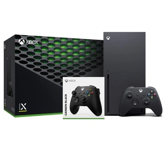 Konsola Xbox Series X z napędem - 1TB - dodatkowy pad (czarny)