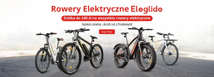Rabaty na rower elektryczny czekają w sklepie Geekbuying! Taniej o nawet 240 zł