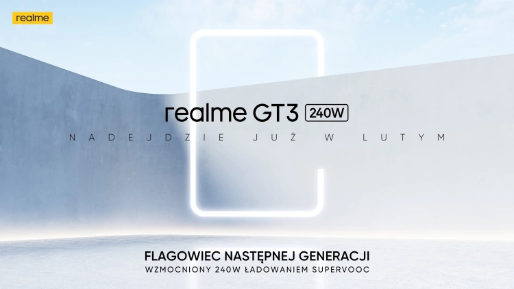 Znamy globalną datę premiery Realme GT3! Ten smartfon zaoferuje ładowanie o mocy 240 W