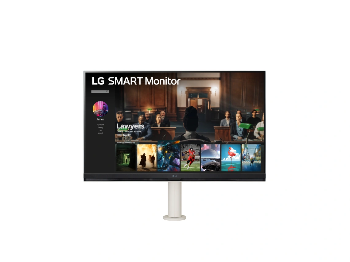 Uniwersalny monitor LG SMART 32SQ780S to maksymalny komfort pracy i rozrywki
