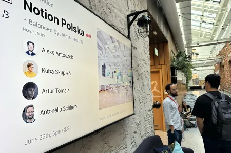 Notion ma już swoją polską społeczność! Notion Polska z udanym launchem na kampusie Google for Startups