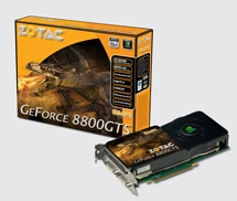 Podkręcony GeForce 8800 GTS od ZOTAC