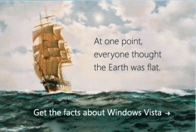 Microsoft: kiedyś myślano, że Ziemia jest płaska. Dziś ludzie myślą, że Vista jest...