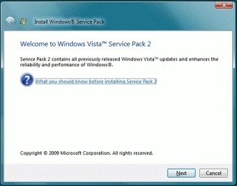 Windows Vista Service Pack 2 beta - dziś dla wszystkich